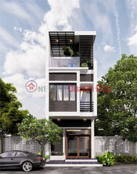Selling a 3-storey house on Han Thuyen street - Hoa Cuong Bac - Hai Chau for only 8.1 billion .DT100 m2 width 5m