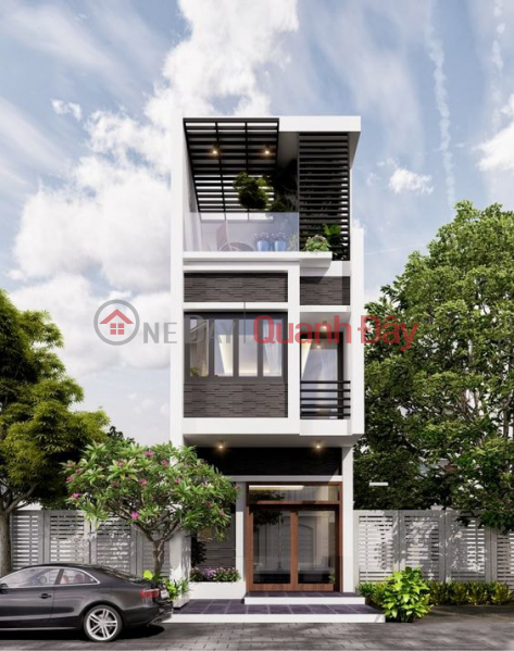 Selling 3-storey house on Han Thuyen street - Hoa Cuong Bac - Hai Chau, price only 8.4 billion .DT100 m2 horizontal 5m