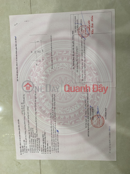 Bán Nhà 4 Tầng Sát Nhà Văn Hóa An Thắng – Hà Đông Ô Tô Chạy Giá 2.4 Tỷ