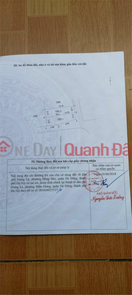 ĐẤT ĐẸP - GIÁ TỐT - Chính Chủ Cần Bán tại vị trí Đường Biên Giang, phường Biên Giang, quận Hà Đông,TP Hà Nội