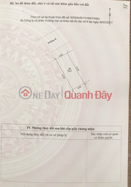 bán lô đất Yên Nghĩa Phân lô vỉa hè đường 25 m kd 54 m mt 4,5m giá 5 tỷ 6
